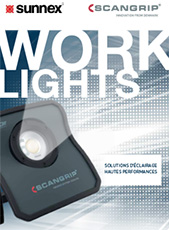 Sunnex - Catalogue Eclairages de travail portables et rechargeables